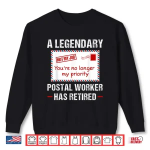 Sweatshirt Postal Worker Retired 2019 Postman Retirement Carrier Mail Shirt