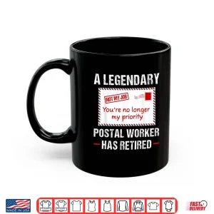 Mug Postal Worker Retired 2019 Postman Retirement Carrier Mail Shirt