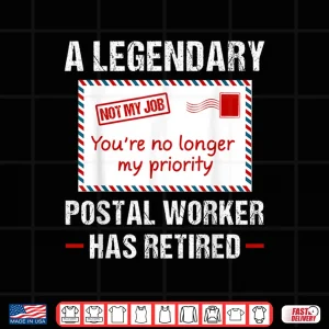 Design Postal Worker Retired 2019 Postman Retirement Carrier Mail Shirt