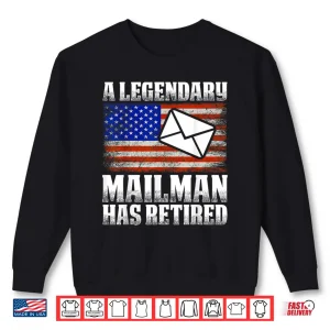 Retired Postal Worker Mailman & Mail Carrier Retirement Shirt 2 Sweatshirt Retired Postal Worker Mailman Mail Carrier Retirement Shirt