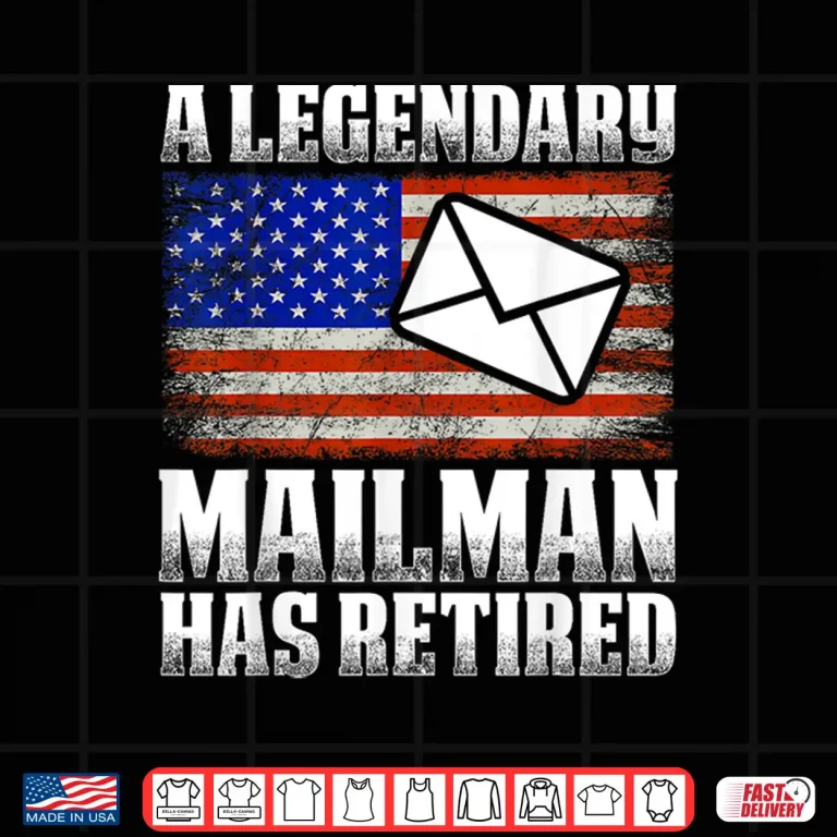 Design Retired Postal Worker Mailman Mail Carrier Retirement Shirt