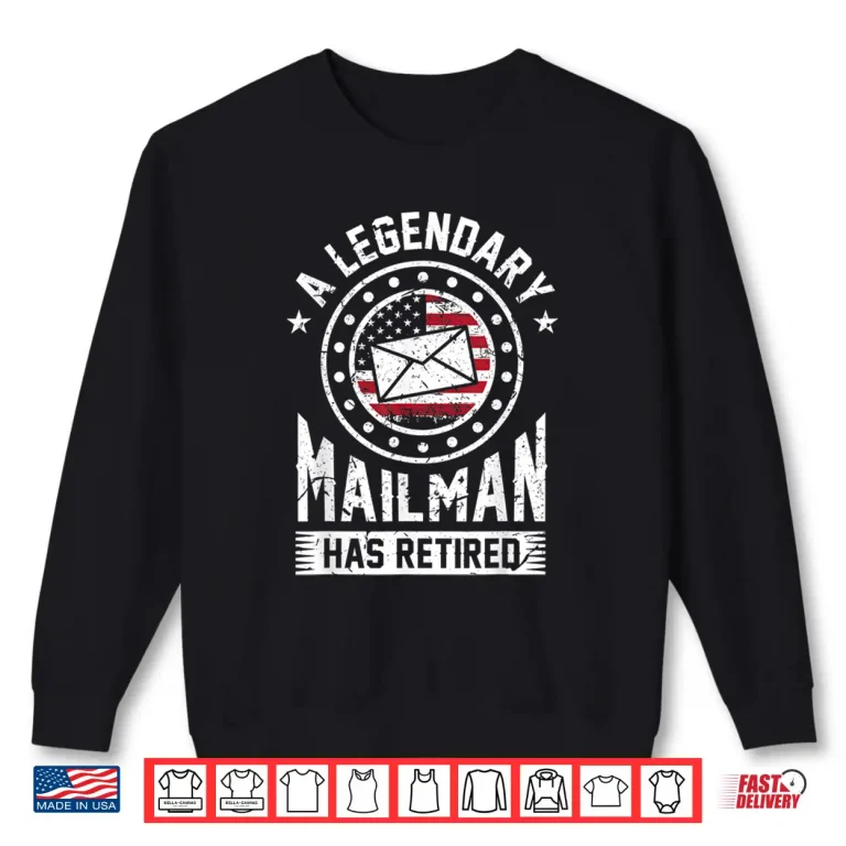 Sweatshirt Retired Postal Worker Mailman Postman Post Office Gift Shirt
