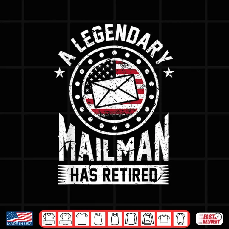 Design Retired Postal Worker Mailman Postman Post Office Gift Shirt