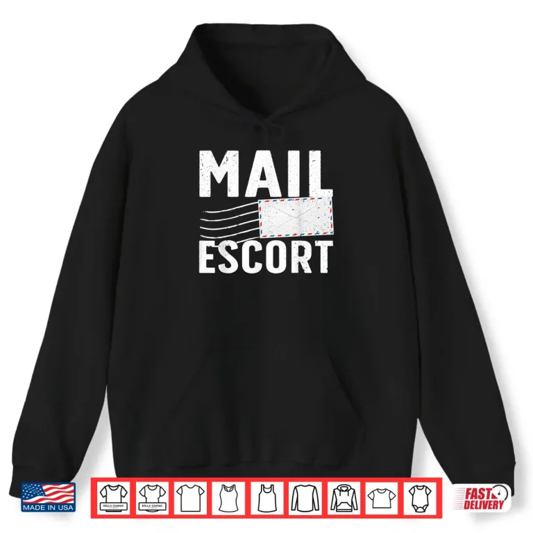 Hoodie Cute Postal Worker Mailman Mail Letter Carrier Shirt