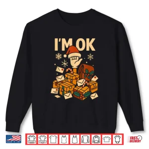 Sweatshirt Christmas Mail Carrier Postal Worker Courier Delivery Driver Shirt