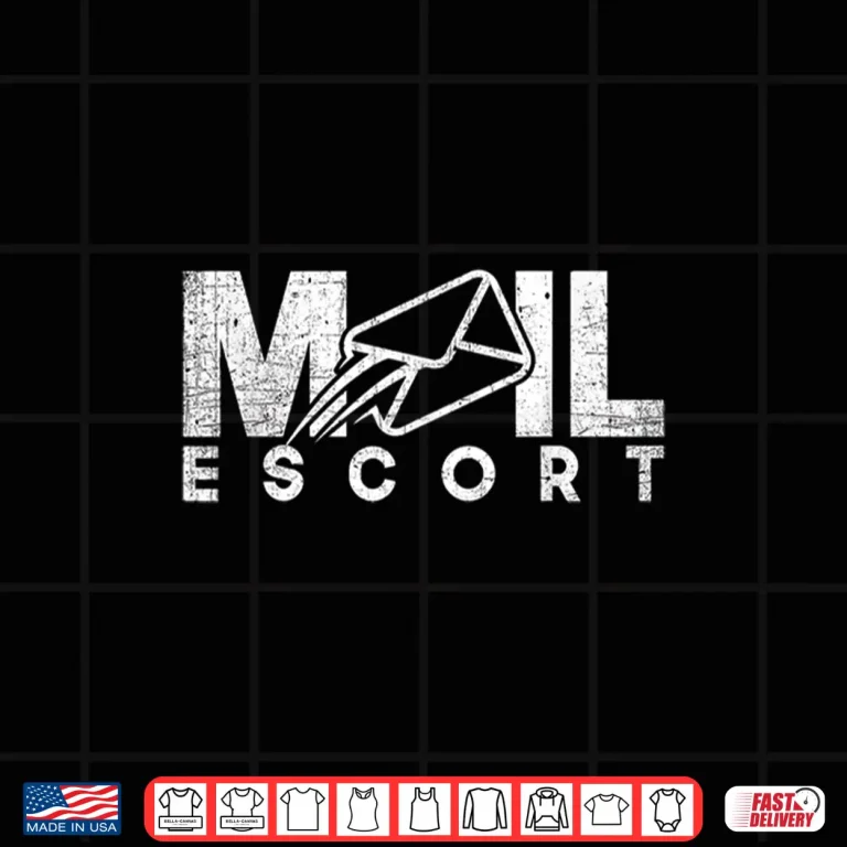 Design Mail Carrier Shirt Funny Postal Theme Mail Escort Shirt