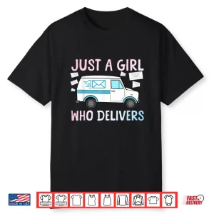 Mail Lady Design For Postal Worker Mail Carrier Shirt