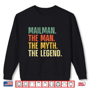 Sweatshirt Mailman Art for Mail Carrier Postal Worker Mail Man Shirt