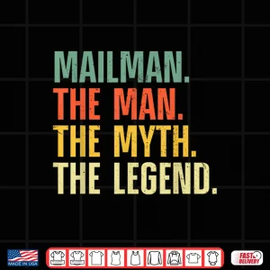 Design Mailman Art for Mail Carrier Postal Worker Mail Man Shirt