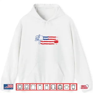 Hoodie Postal Worker Funny Gift for Delivery Mailman Postman USA Shirt