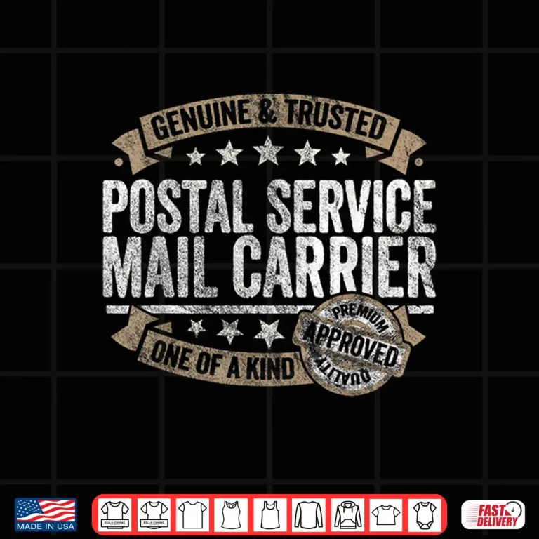 Design Postal Service Mail Carrier Gift Profession Job Tee Shirt