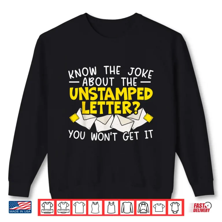 Sweatshirt Postal Worker Mailman Delivery Shipment Profession Shirt