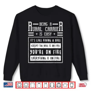 Sweatshirt Rural Carrier Postal Worker Postman Mailman Mail Delivery Shirt