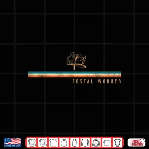 Design Postman Mailman Retro Vintage Postal Worker Shirt