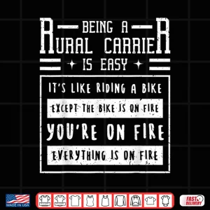 Design Rural Carrier Postal Worker Postman Mailman Mail Delivery Shirt