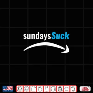 Design Sundays Suck Funny Mail Carrier Funny Postal Worker Shirt
