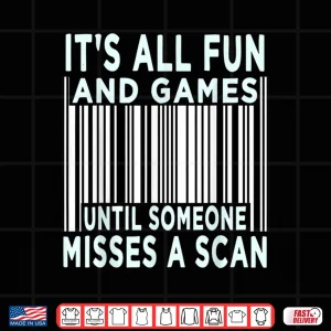 Design Funny Misses a Scan Postal Worker Mail Carrier Joke Mailman Shirt