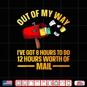 Design Funny Postal Worker Art Mail Man Mail Carrier Shirt