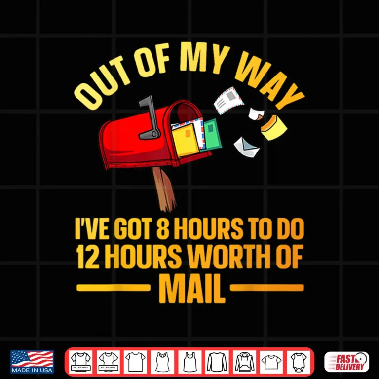 Design Funny Postal Worker Art Mail Man Mail Carrier Shirt