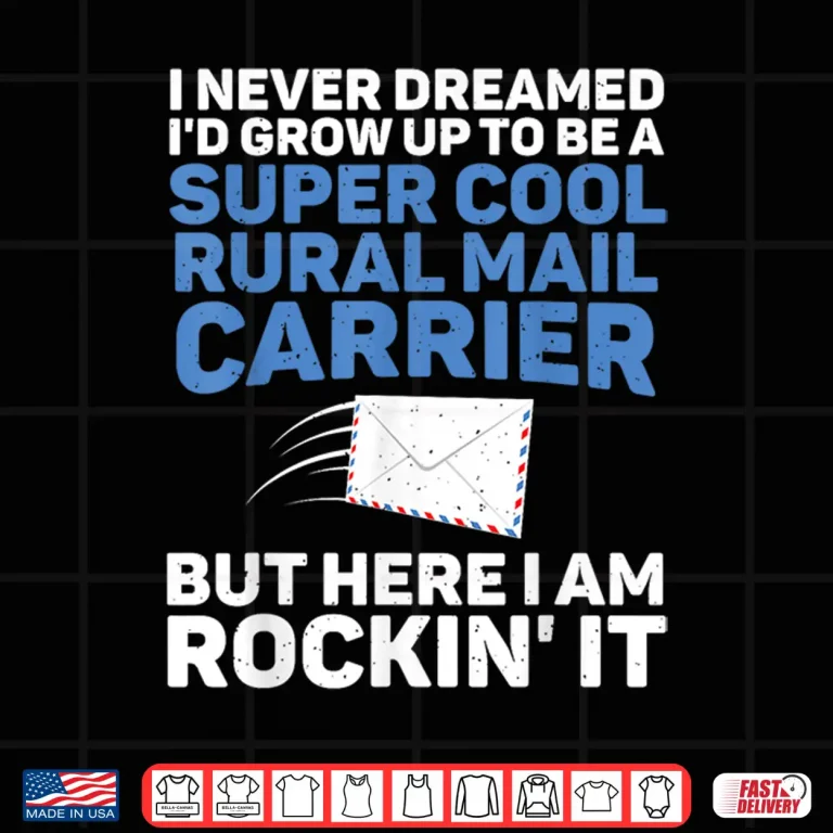 Design Funny Rural Carrier Design Rural Mail Carrier Shirt