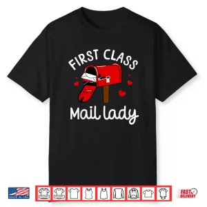 Mail Lady Design For Female Mail Carrier Postal Worker Shirt