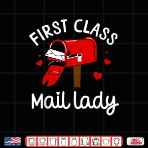 Design Mail Lady Design for Female Mail Carrier Postal Worker Shirt
