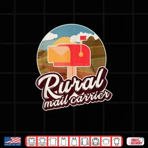 Design Mailman Postal Worker Post Office Rural Mail Carrier Shirt