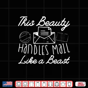 Design Mailwoman Postal Worker Post Office Mail Carrier Shirt