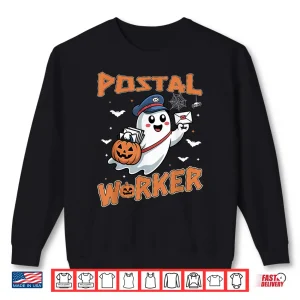 Sweatshirt Postal Worker Pumpkin Post Office Staff Ghost Halloween Shirt
