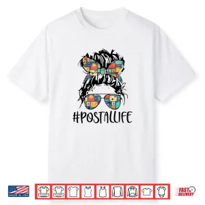 Postallife Mail Carrier Postal Worker Mailwoman Parents Day Shirt