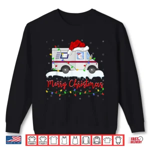 Sweatshirt Santa Ride Mail Carrier Car Mailman Postal Worker Christmas Shirt