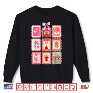 Sweatshirt Valentines Stamp Postal Worker Postman Mail Carrier Delivery Shirt
