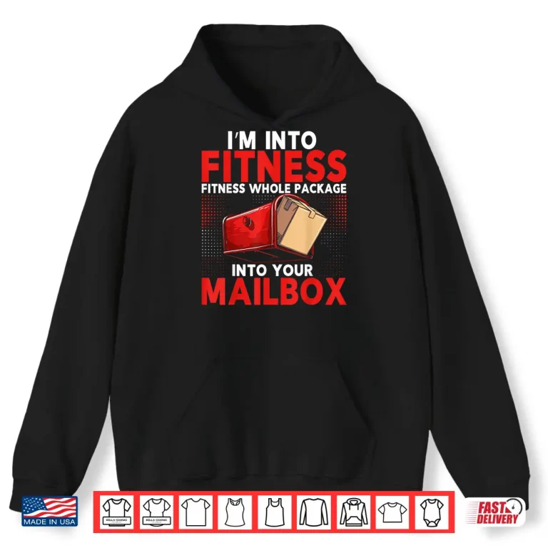 Hoodie Postal Worker Funny Design Delivery Mail Carrier Shirt