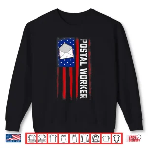 Sweatshirt Postal Worker American Flag Patriotic Postman Rural Carrier Shirt