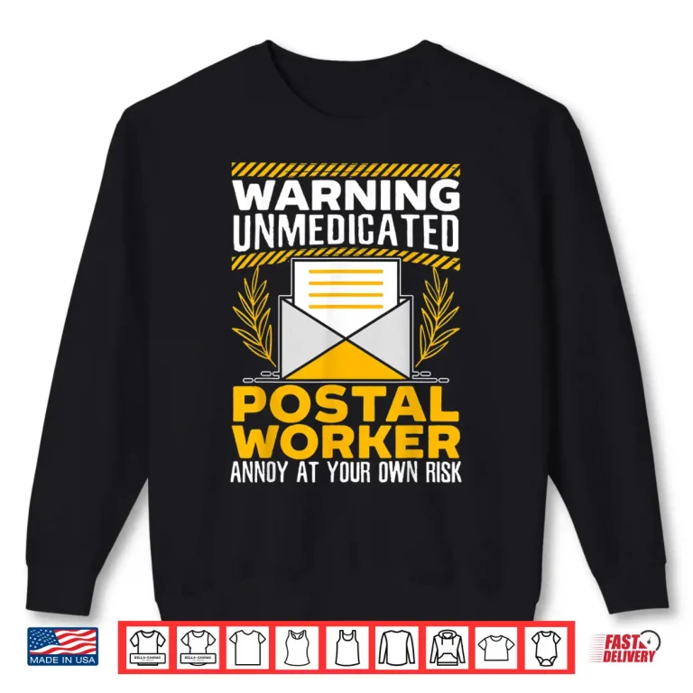 Sweatshirt Postal Worker Mailman Delivery Shipment Mail Escort Shirt