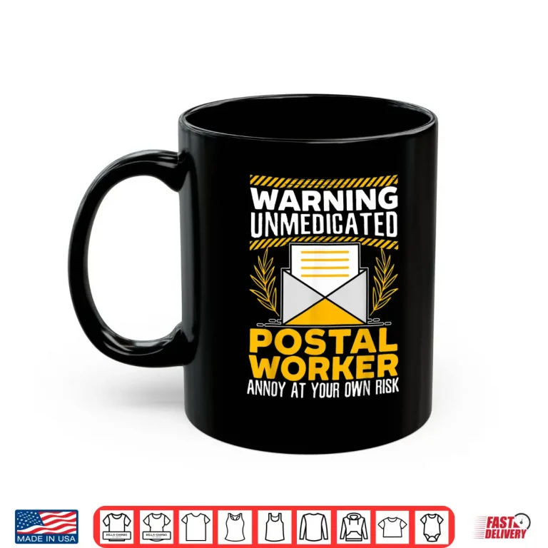Mug Postal Worker Mailman Delivery Shipment Mail Escort Shirt