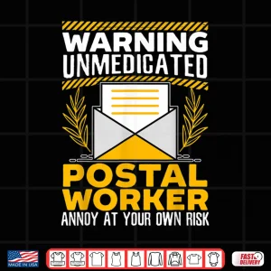 Design Postal Worker Mailman Delivery Shipment Mail Escort Shirt