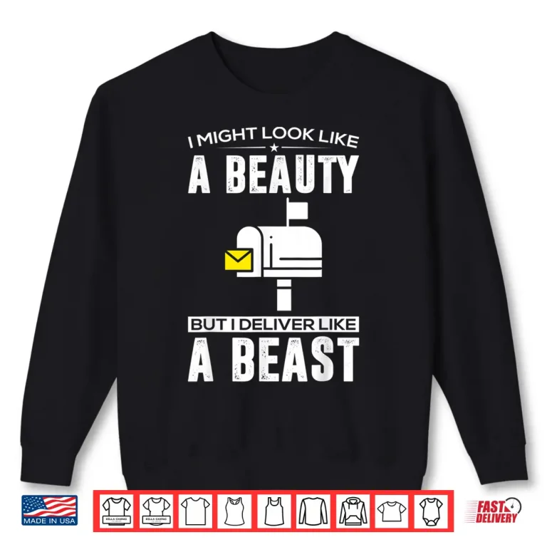 Sweatshirt Cute Mail Lady Mail Carrier Postal Worker Uniform Costume Shirt