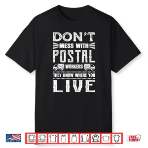 Funny Postal Carrier Post Office Mailman Rural Mail Carrier Shirt