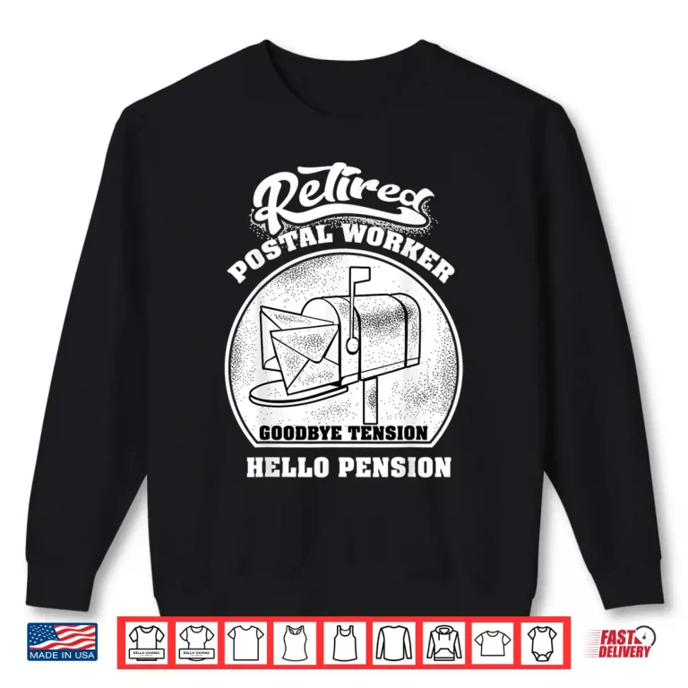 Sweatshirt Retired Postal Worker Shirt Cute Mail Carrier Shirt Gift