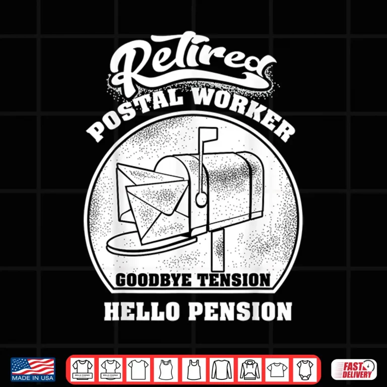 Design Retired Postal Worker Shirt Cute Mail Carrier Shirt Gift