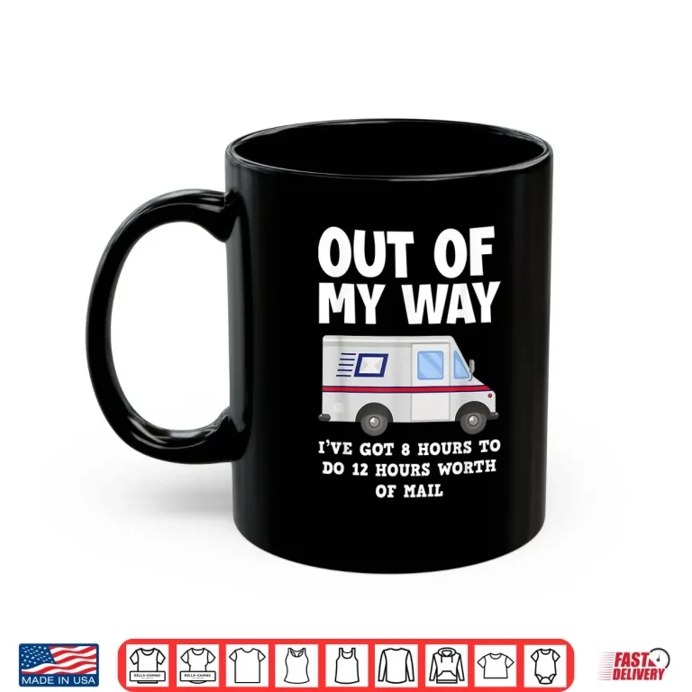 Mug Funny Postal Worker Mail Carrier Parcel Carrier Shirt