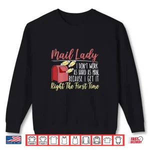 Sweatshirt Womens Mail Lady Postal Worker Postman Post Office Job Profession Shirt