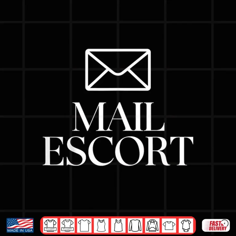 Design Mail Escort Funny Mail Carrier Postal Worker Shirt