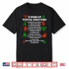 Postal Worker 12 Days Of Christmas Funny Shirt