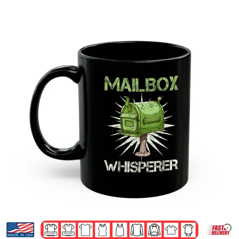 Mug Postman Graphic Postal Worker Mail Carrier Funny Design Shirt
