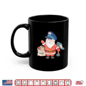Mug Santa Claus Mailman Christmas Post Office Mail Carrier Work Shirt
