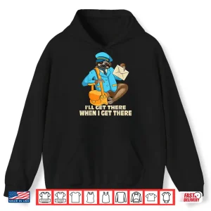 Hoodie Sloth Postal Worker Mailman Postman Mail Carrier Shirt