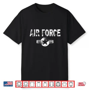 Air Force T Shirt Vintage Us Military Airforce Gift Shirt