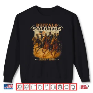 Sweatshirt Buffalo Soldiers African American Buffalo Black Culture Shirt